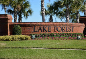 Lake Forest sign